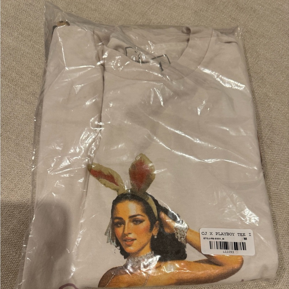 Cactus Jack  Travis Scott X Playboy Tee Brand new still in bag - Picture 2 of 4